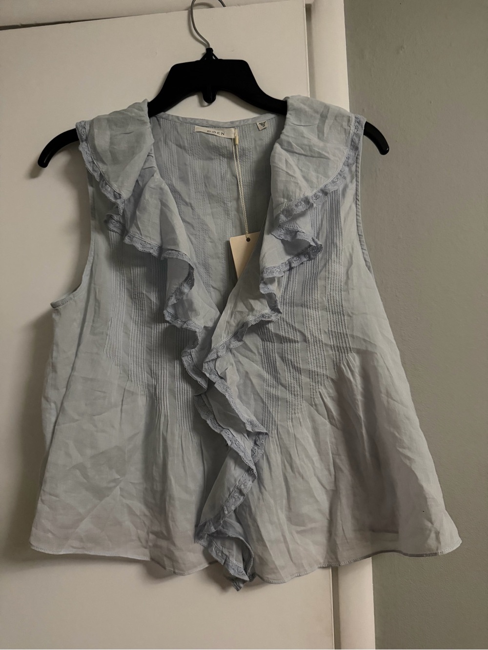 DÔEN Hilda Top in Misty Morning - Size Medium